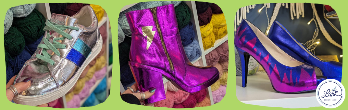 Funky Foiled Footwear