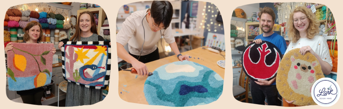 Tufting - Make a 50cm x 50cm Rug! 2 Part Workshop