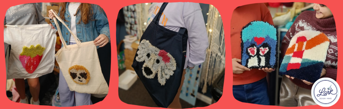 Tufting for Teens - Make a Tufted Tote Design & Mini Rug
