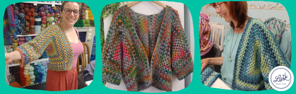 Next Level Crochet : 2 Part Hexi Cardigan