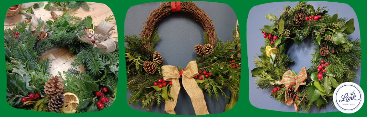 Traditional Christmas Wreath Workshop - PRIVATE ROOM BOOKING FOR 4 or 5 FRIENDS ;-)