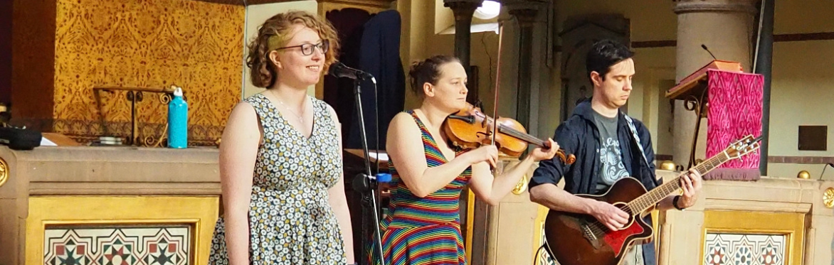 Fundraising Oxford Folk Festival 2026 Chaotic Good, caller Charlotte Rich-Griffin + Dancing Spires [changed venue]