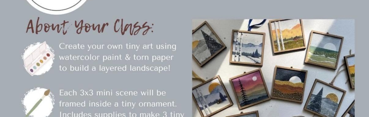 Introduction to Tiny Art: Layered Watercolors in Miniature Frames