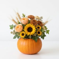 Autumn Pumpkin Flower Arrangement Workshop. Elton