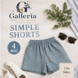 Beginner friendly sewing - shorts