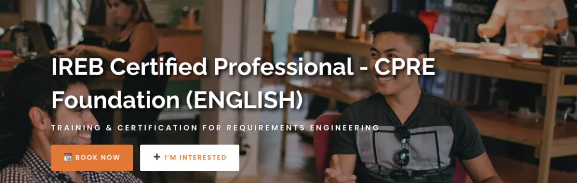 IREB® Certified Professional for Requirements Engineering – Foundation Level (English, Remote)