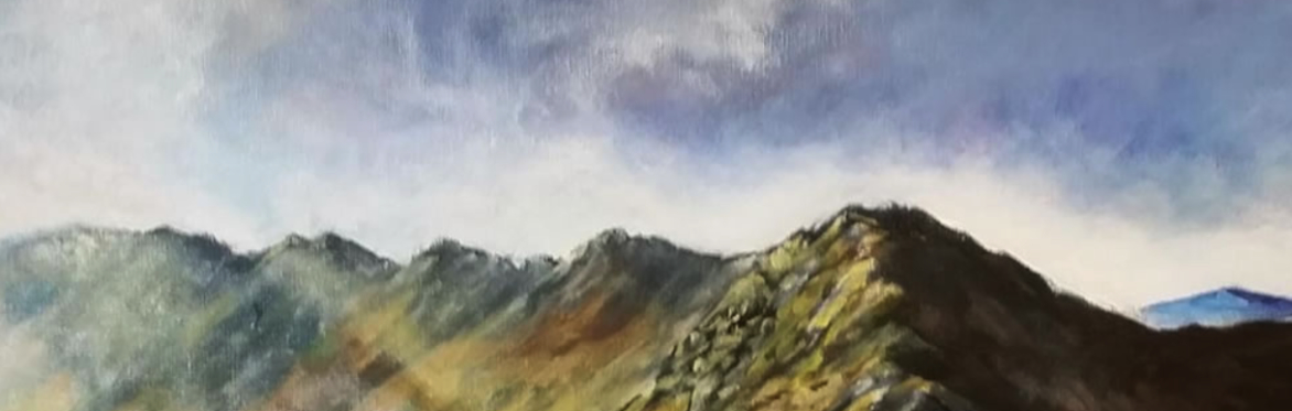 Mountain range banner