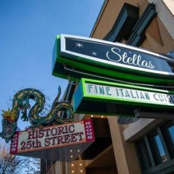 Under neon dragon sign on historic 25th Street Ogden