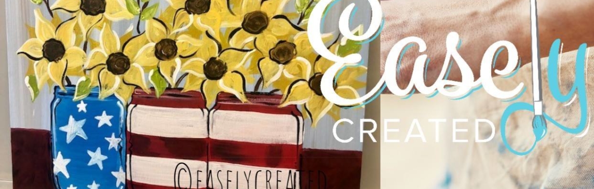 Online Paint Class "Red, White & Bloom"
