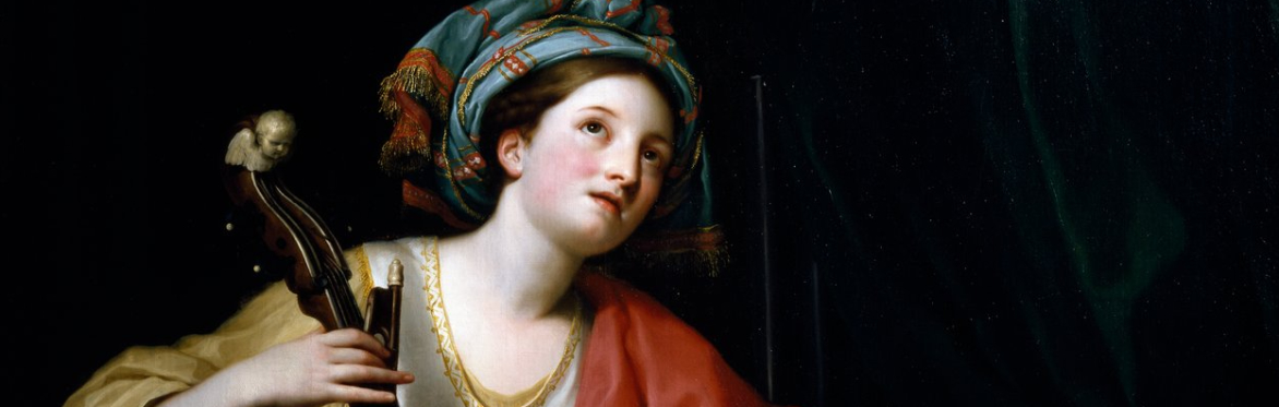 Portrait of St. Cecilia by Anton Raphael Mengs
