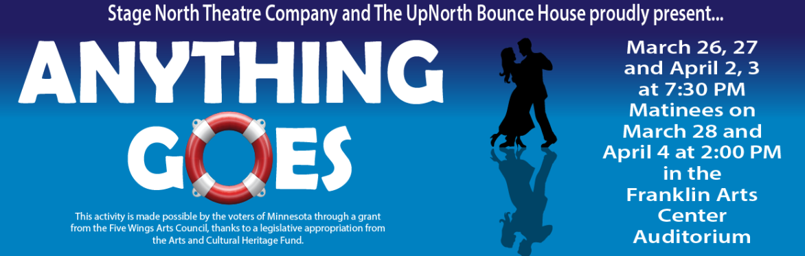 Buy tickets – Anything Goes – Stage North Theatre, Franklin Arts Center ...