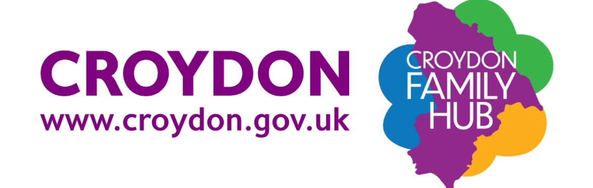 Image of Croydon Council and Croydon Family Hub Logos.