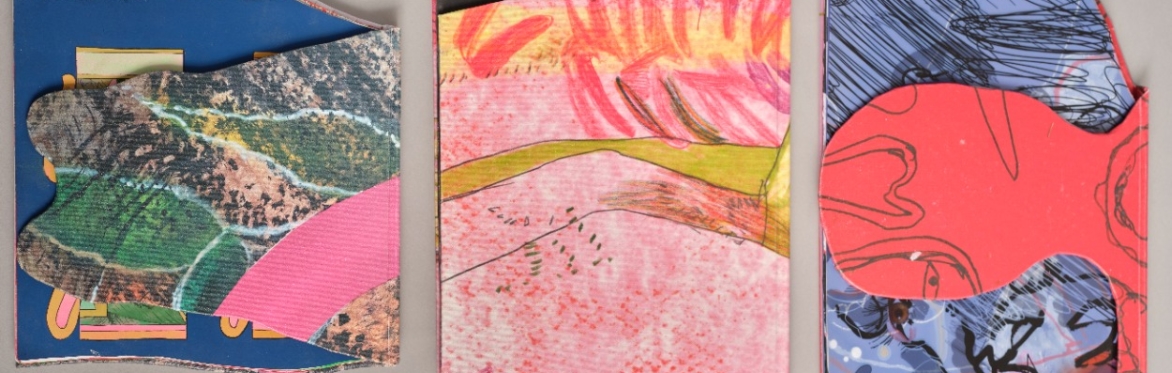 Photograph of Rosie Vohra's artist book, Fruiting Bodies