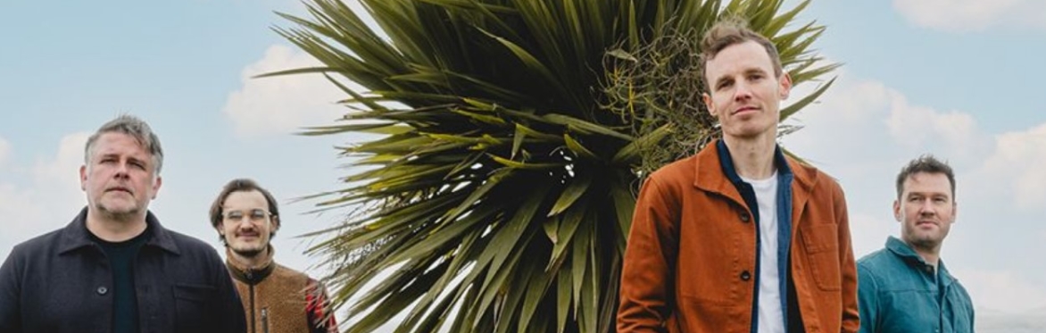 A promotional image of Al Lewis, standing near a palm tree