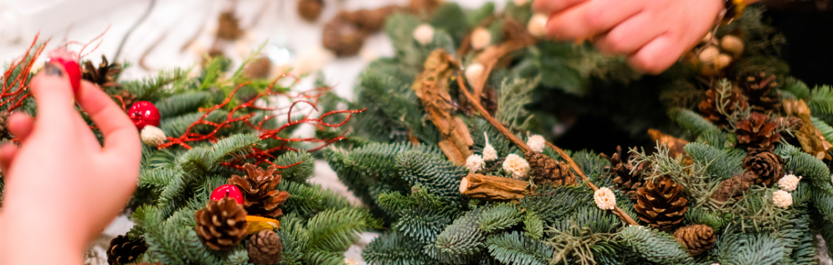 Wreath Making Workshop with Champagne Afternoon Tea