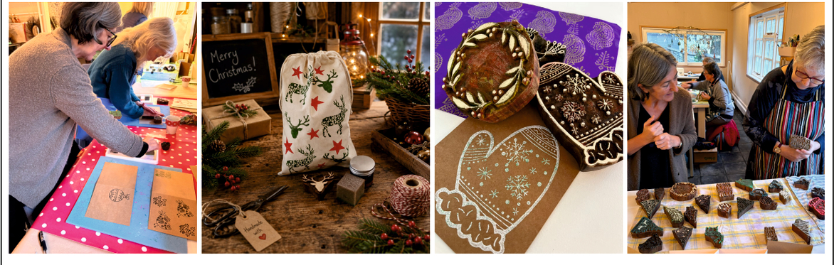 WOOD & INK: Block Printed Christmas Workshop