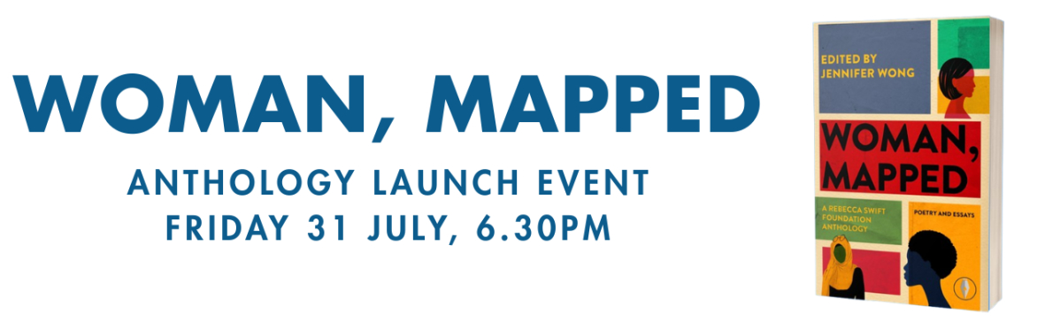 woman, mapped anthology launch event friday 31 july, 6.30pm