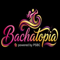 Bachatopia logo in flowy script font