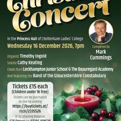 ROTARY CLUB OF CHELTENHAM NORTH CAROL CONCERT 2026