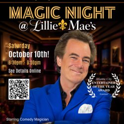 Magic Night at Lillie Mae's with Magician Harry Maurer