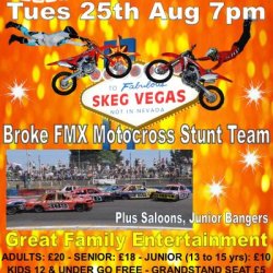 Tues 25th August 2026 Summer Special