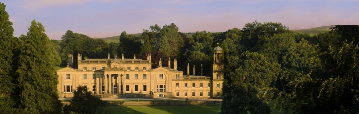 Inside Broughton Hall with Martin