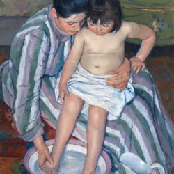 A painting by Mary Cassatt