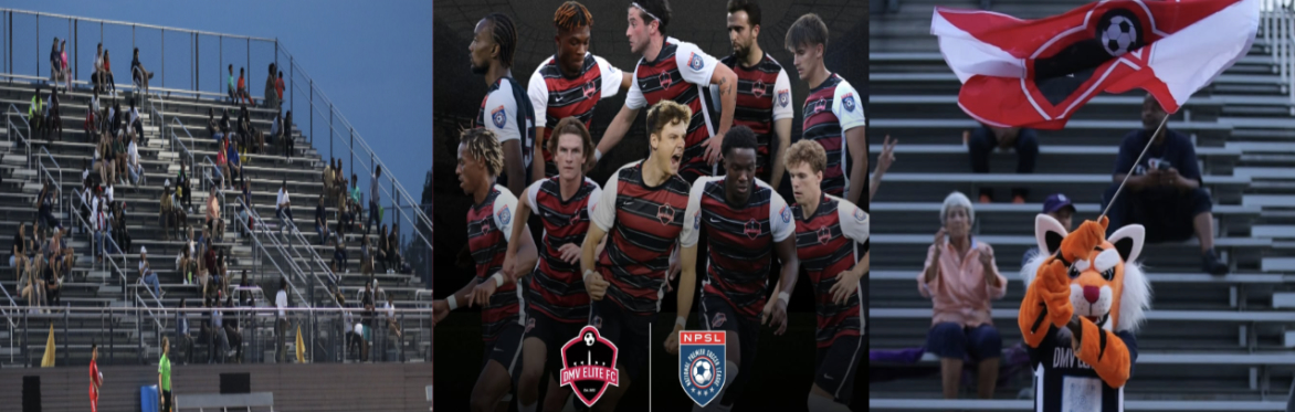 DMV Elite FC NPSL Season Tickets 2025. Includes Scarf, T-shirt and more.