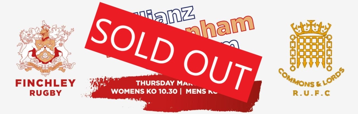 SOLD-OUT!!  FRFC Vs The Commons & Lords RFC Twickenham