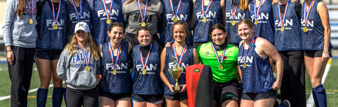 The Class of 2025 Team Hershey are pictured with the PA Field Hockey Senior Cup Trophy. Team Hershey have won the trophy two years in a row for the West.