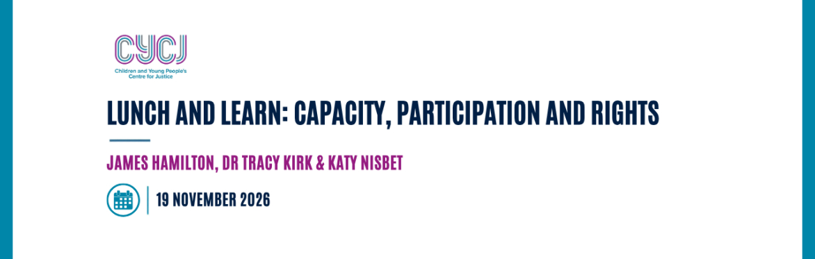 Lunch and Learn: Capacity, participation and rights (Online presentation with breakout session discussions)