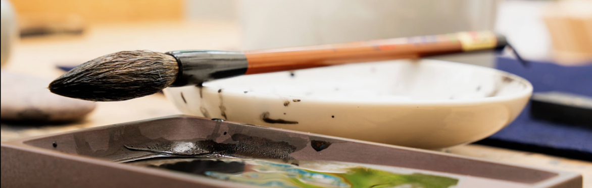 Japanese Ink Painting & Nature Connection Session 4: Painting on Natural Objects
