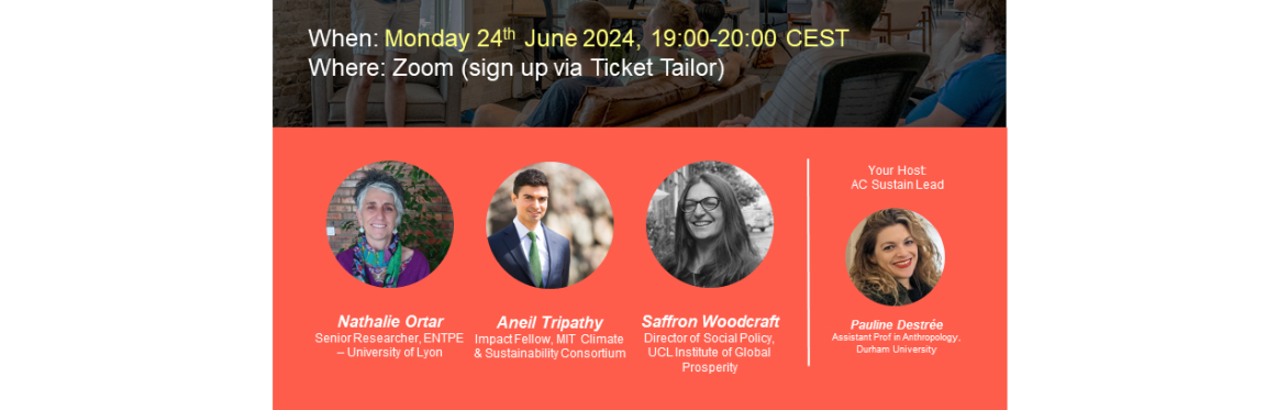 Club Launch - AAN Apply Club in Sustainability: What can anthropology do for sustainability?