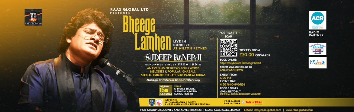 Bheege Lamhen by Sudeep Banerji Live in Concert