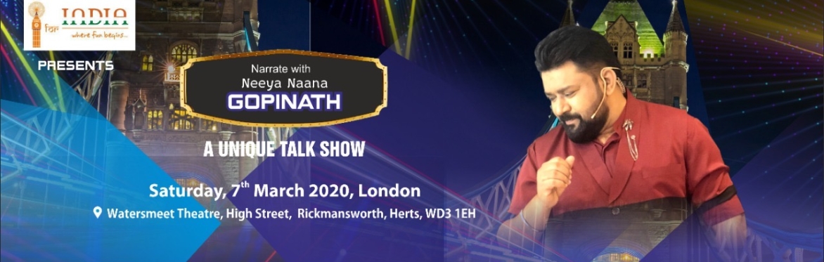 Narrate with Neeya Naana Gopinath