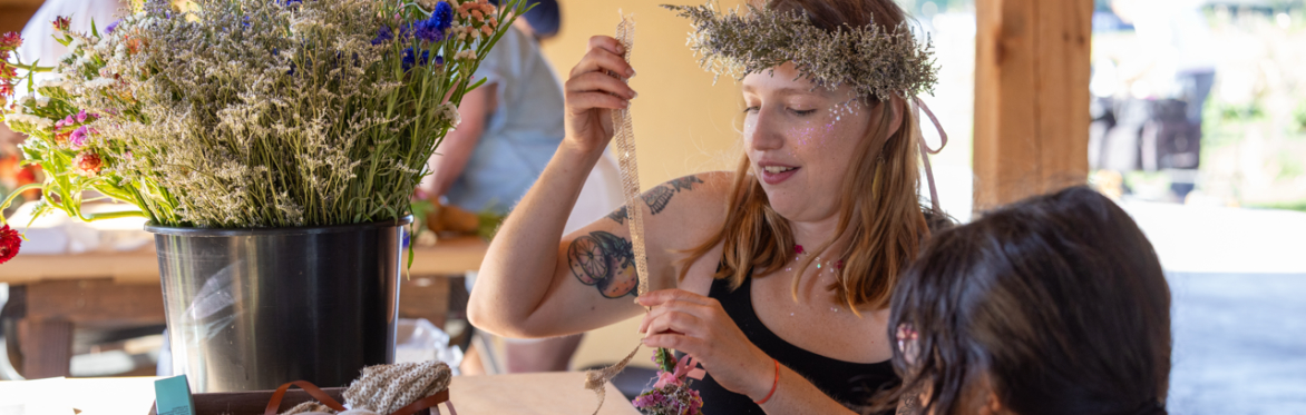 Wearable Blooms: Flower Crown Workshop