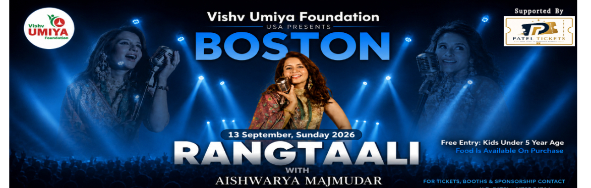 Rangtaali with Aishwarya Majmudar Garba 2026 in Boston
