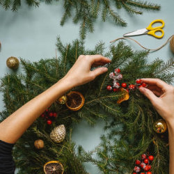 Christmas Wreath Making Event