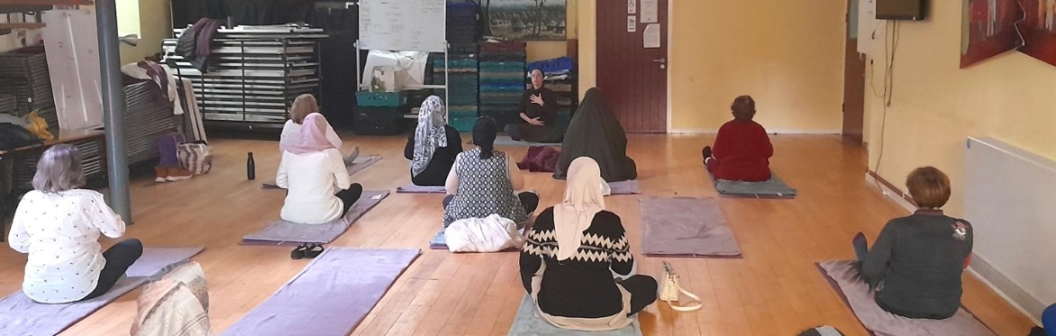 Staffordshire St LATES | Swimming and Flowing: yoga meets art | Festival of Community workshop