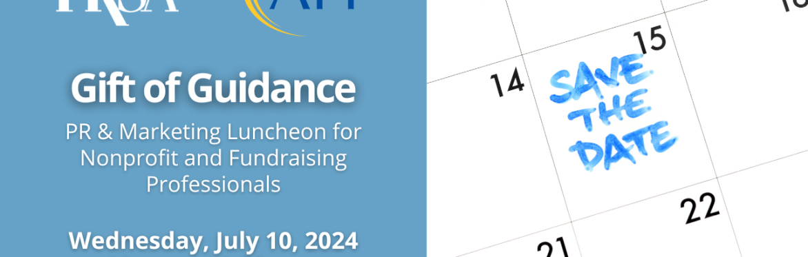 Gift of Guidance - PRSA & AFP Joint Meeting