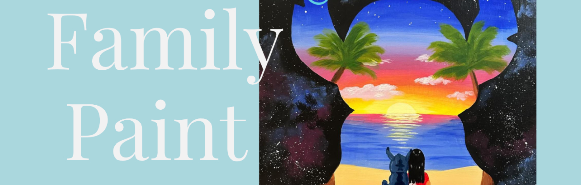 Family Funday Paint Class Open to Ages 6-Adult at Easely Created