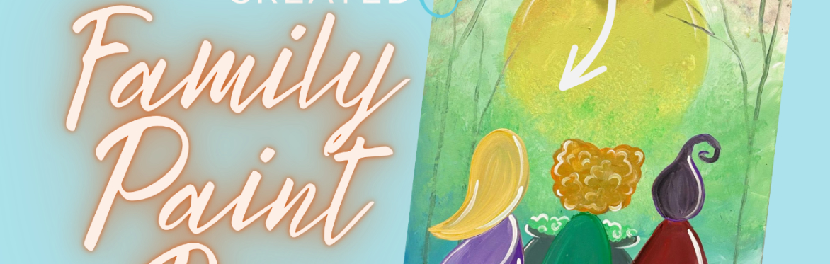Family Night Paint Class Open to Ages 6-Adult at Easely Created
