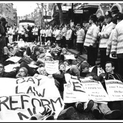 Gay law reform demo