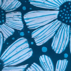 Short courses for Adults; Lino printing, two coloured technique.
