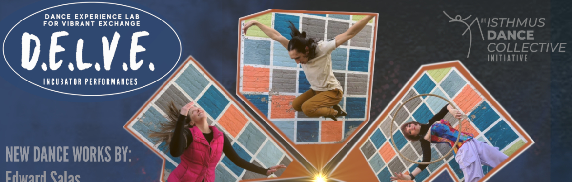DELVE Banner image with dancers jumping