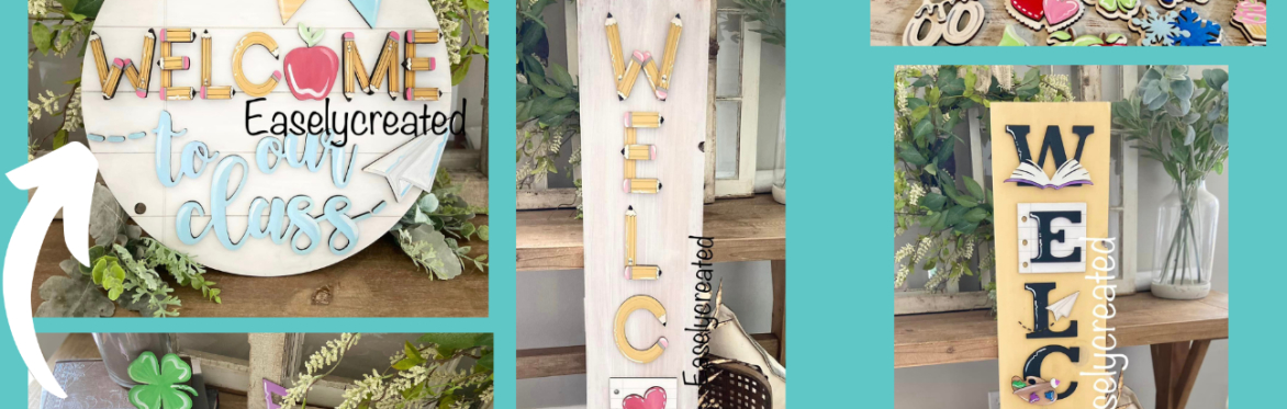 DIY Workshop Teacher Signs (To-GO Kits Available)
