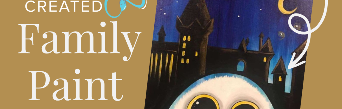 Family Funday Paint Class Open to Ages 6-Adult at Easely Created