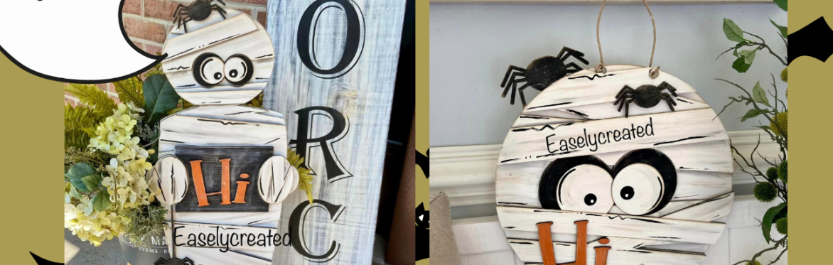 Halloween DIY Porch Sign Workshop