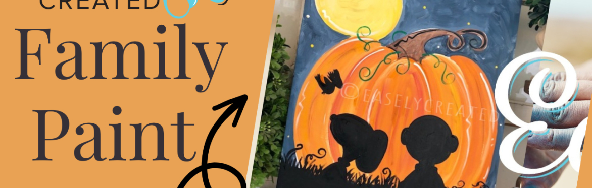 Family Funday Paint Class Open to Ages 6-Adult at Easely Created