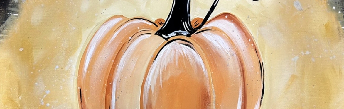 Autumn pumpkin sip & paint